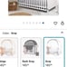 ZXPLO Baby Safety Crib Tent Infant t Pop up Mosquito Net Nursery Bed Canopy Nett