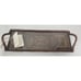 CALAISIO Long Rectangular Woven Handmade Tray with Glass NWT
