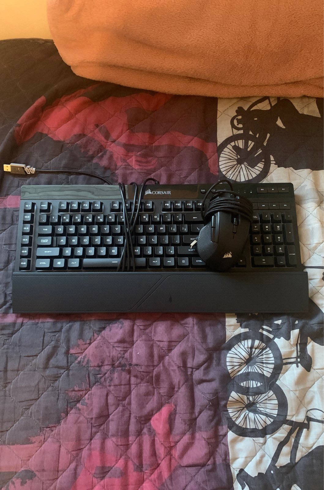 Corsair keyboard and mouse