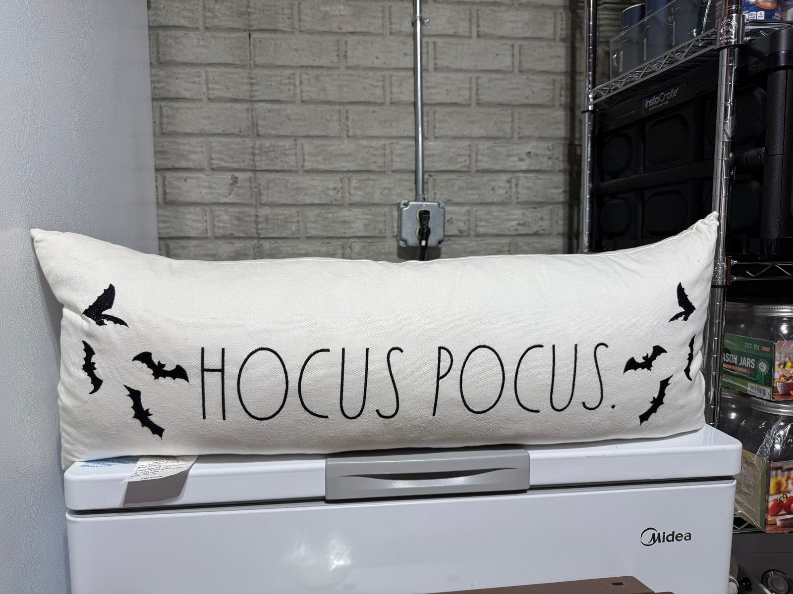 Rae Dunn Hocus Pocus accent pillow