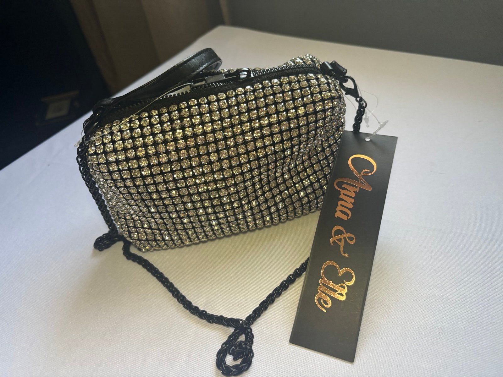 Anna & Eve rhinestone evening bag
