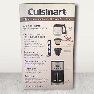 Cuisinart PerfecTemp 14-Cup Programmable Coffeemaker NIBDC