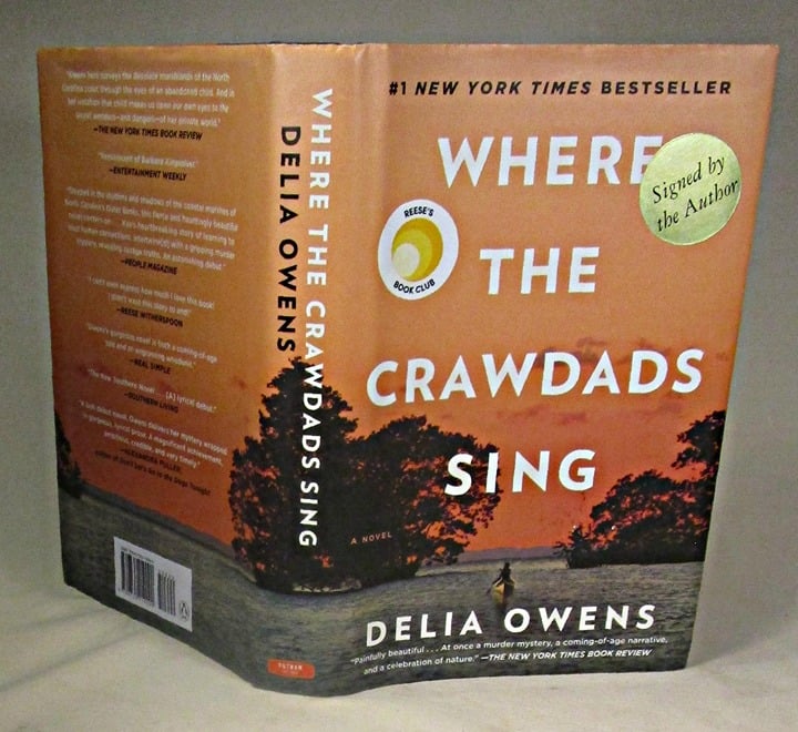SIGNED, Where the Crawdads Sing, Delia Owens, Signed Title Page, Later Printing