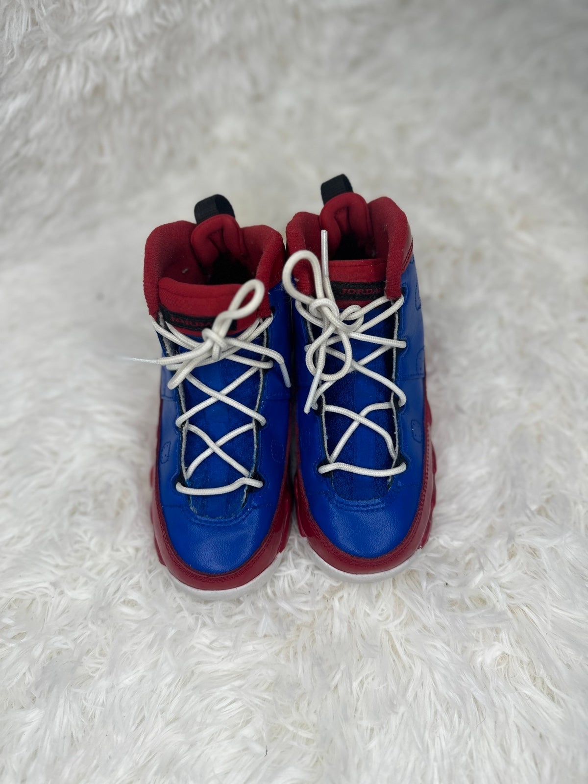 Jordan 9 Custom Red/Blue size 10c pre own