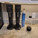 TWO Soda Stream Genesis Cordless Sparkling Water Makers-1 bottle-2Co2 cartridges