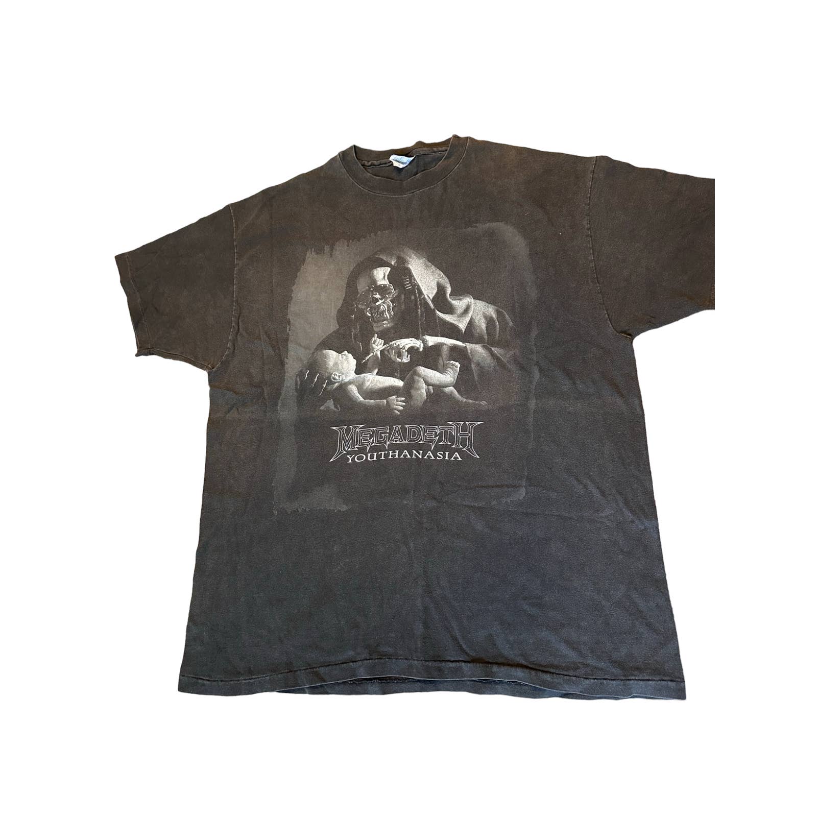 Vintage 1994 Megadeath Youthanasia shirt Band Grunge Rock XL Rare