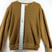Vintage 70s IZOD Lacoste Sweater Brown Color Size M