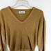 Vintage 70s IZOD Lacoste Sweater Brown Color Size M