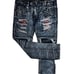 Damati Ripped Denim Moto Style Jean (42)