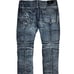 Damati Ripped Denim Moto Style Jean (42)