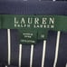 Lauren Ralph Lauren 100% Cotton Blue and White Striped Tiered midi Skirt