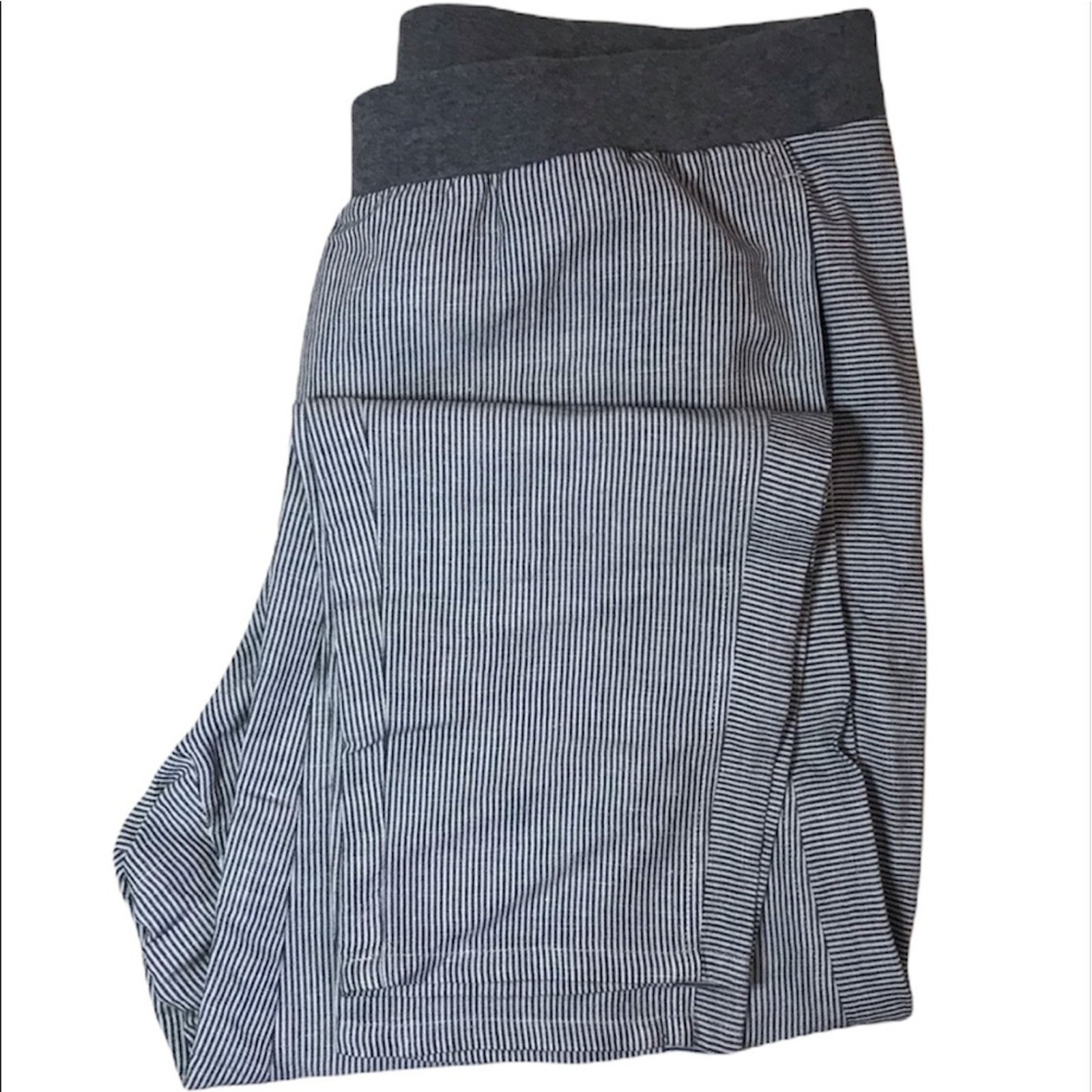 J Jill Linen & Rayon Striped elastic waist Pants