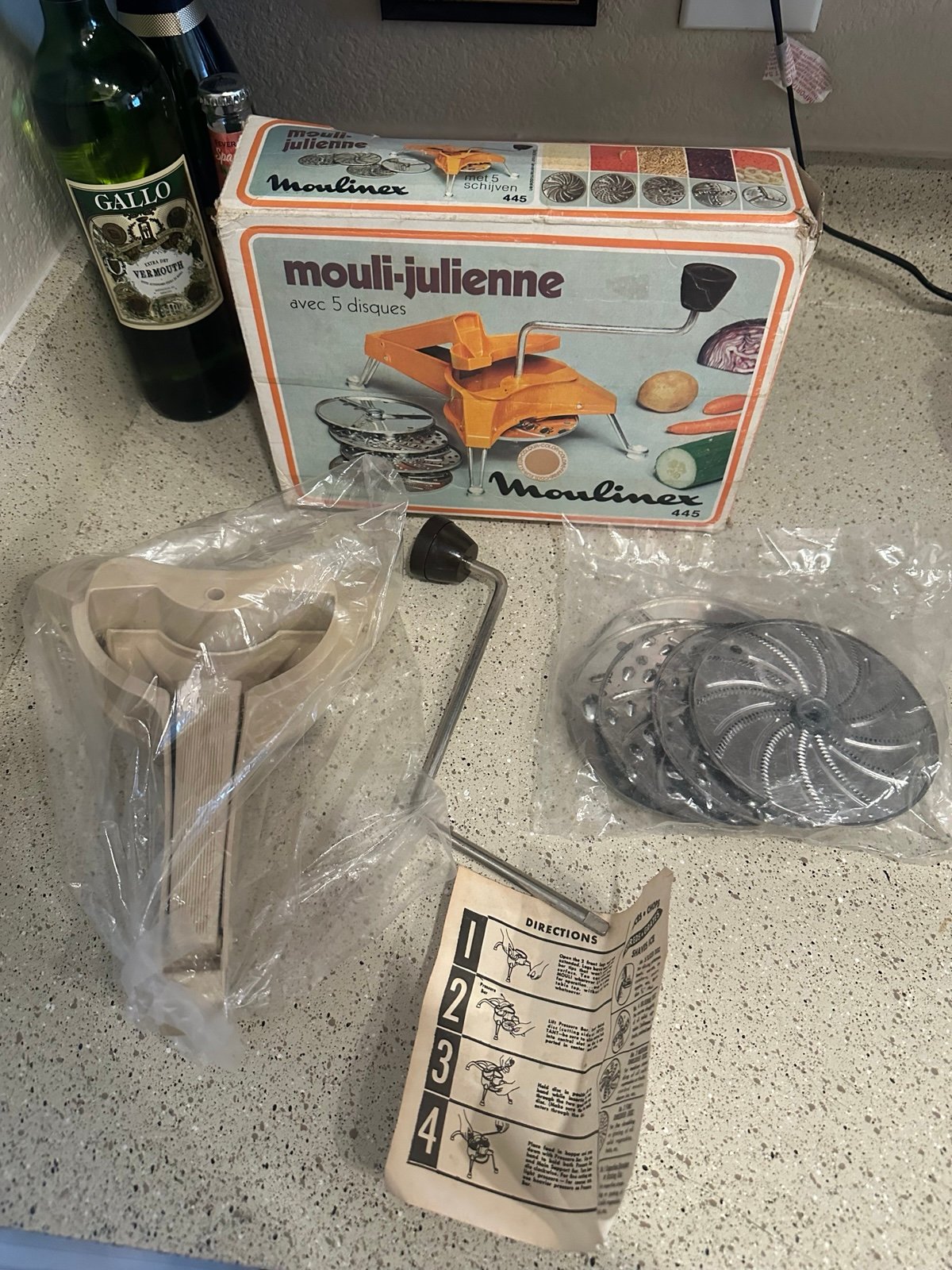 Vintage Moulinex Julienne Slicer