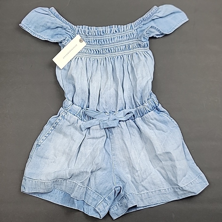 Anthropologie (Cloth & Stone) Girls/Infant Denim Romper - 2T - NWT