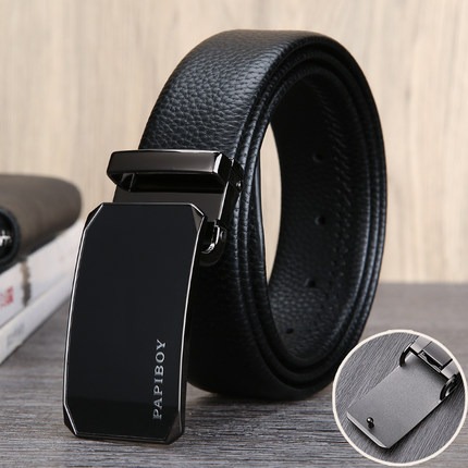 cowhide men belt
