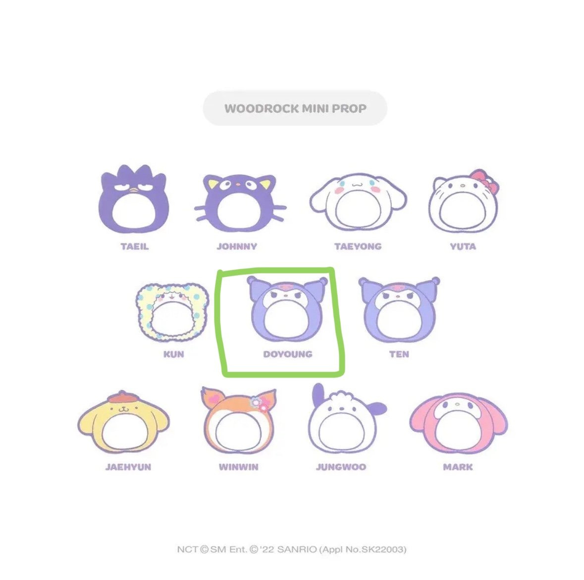 Doyoung Sanrio Headpiece