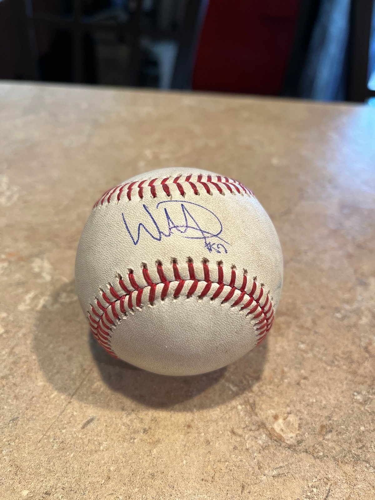 Wilyer Abreu Gu Signed Baseball Redsoxs