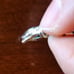 JAI Silver Hammered Texture Station Box Chain Bracelet