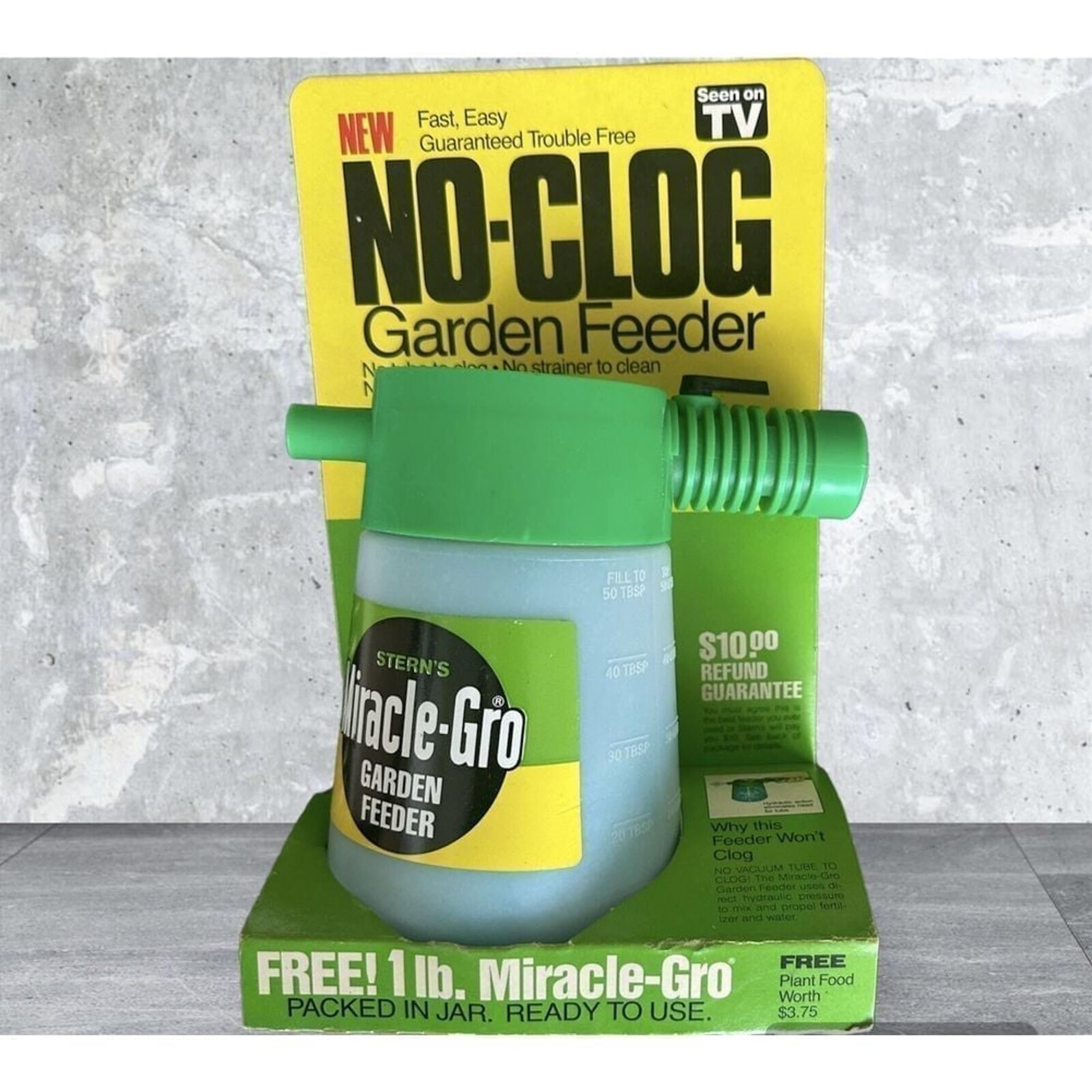 MIRACLE GRO NO-CLOG  - Includes 1 lb Miracle Gro - BRAND NEW!