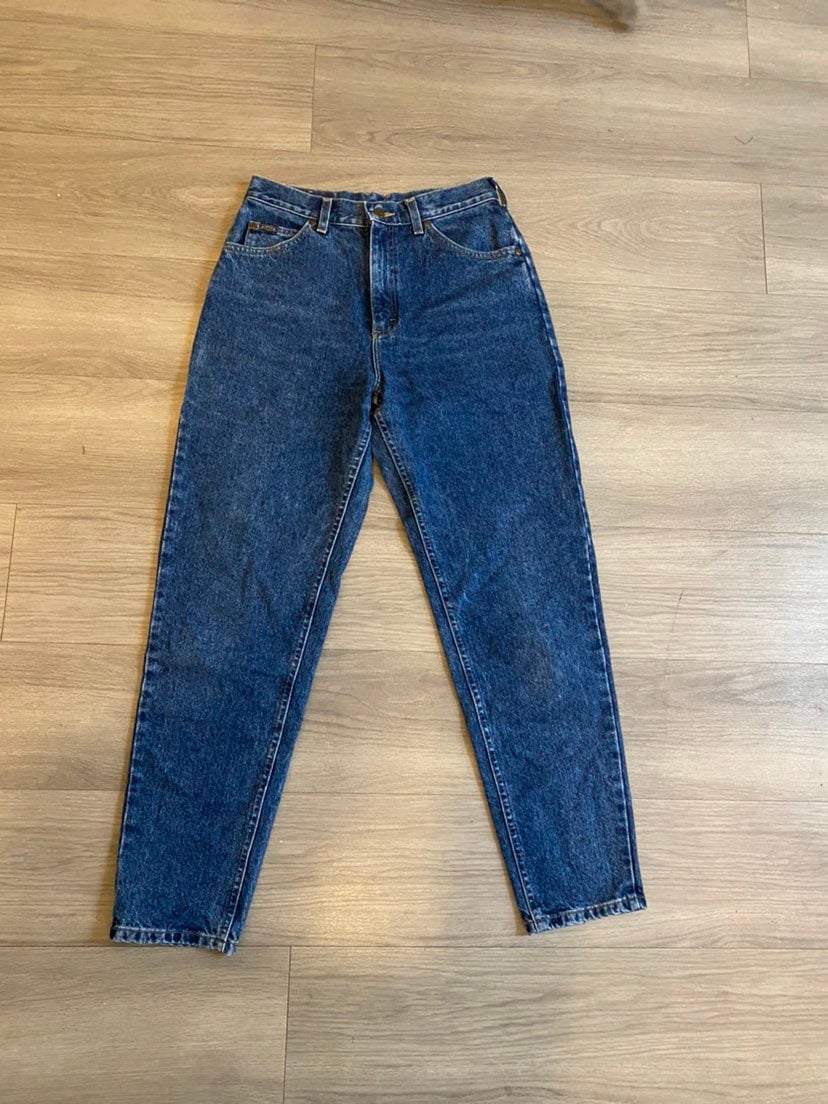 high waisted mom jeans