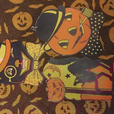 Set of 3 Vintage halloween cutouts