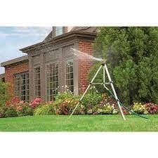 MELNOR Metal 85ft 360 Diameter Rotating Pulsating Sprinkler w/ Tripod 48 H 9620