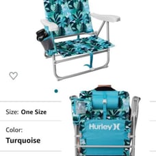 Set of 2 Hurley folding lounge chairs