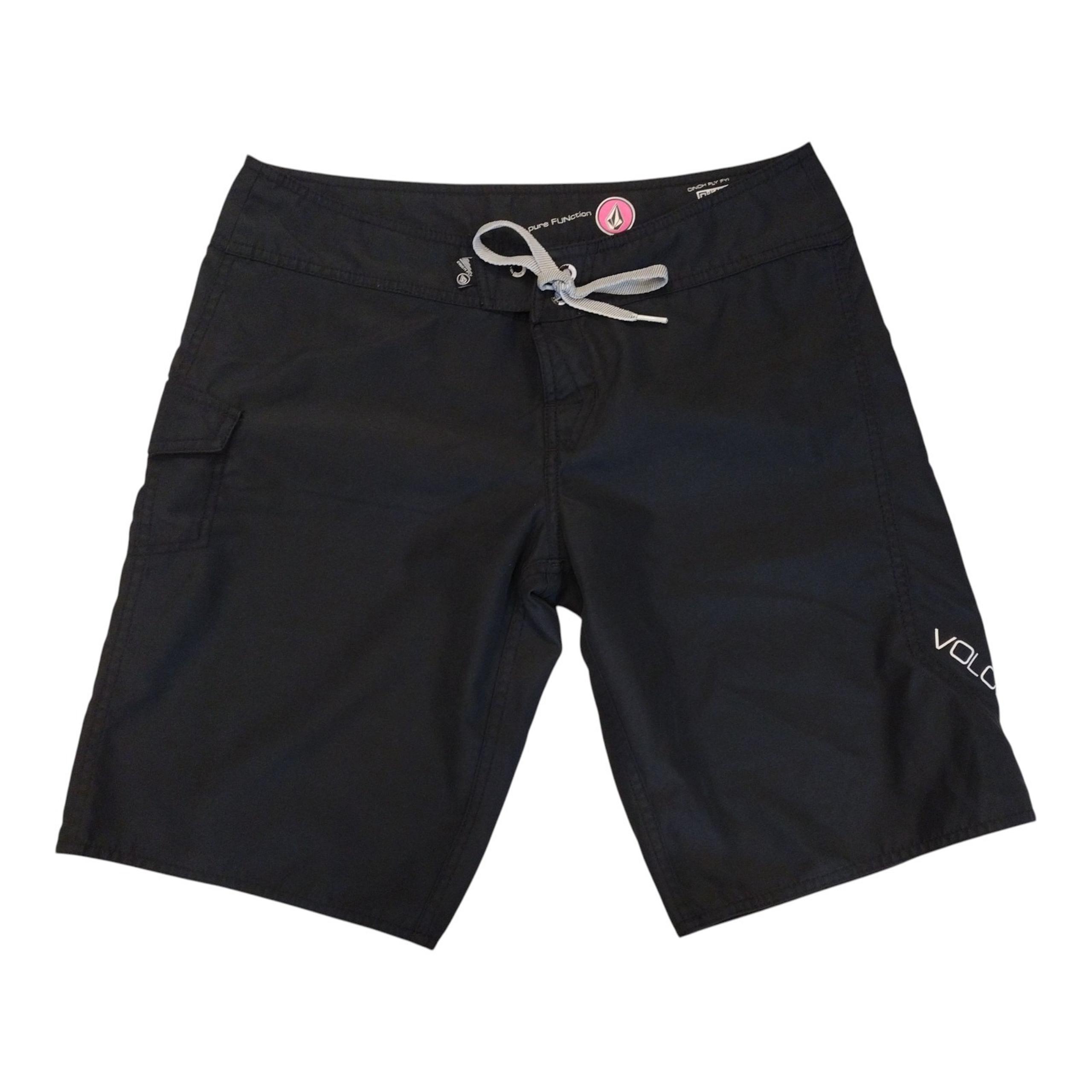 Volcom Cinch Fly Board Shorts Swim Trunks Lifeguard Men's 32 Black