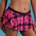 Monster High Pink Plaid Icons Halter Swim Top and bottom set XL
