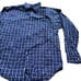Tommy Hilfiger Mens Large Button Down Shirt Long Sleeve Blue Plaid