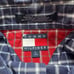 Tommy Hilfiger Mens Large Button Down Shirt Long Sleeve Blue Plaid