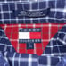 Tommy Hilfiger Mens Large Button Down Shirt Long Sleeve Blue Plaid