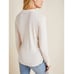 Anthropologie button front long sleeves knit shirt, large, pink