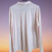 Anthropologie button front long sleeves knit shirt, large, pink