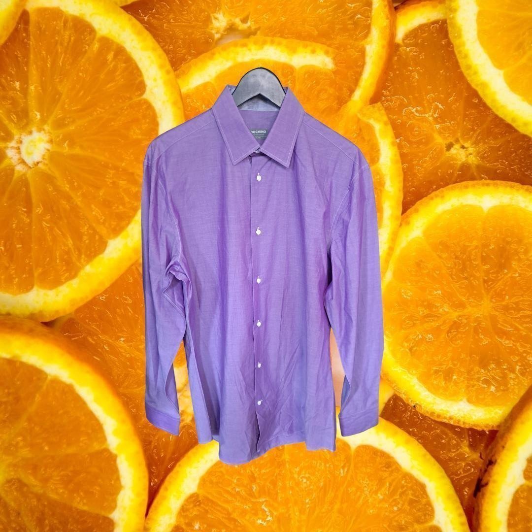 Indochino Purple Iridescent Button Up Shirt