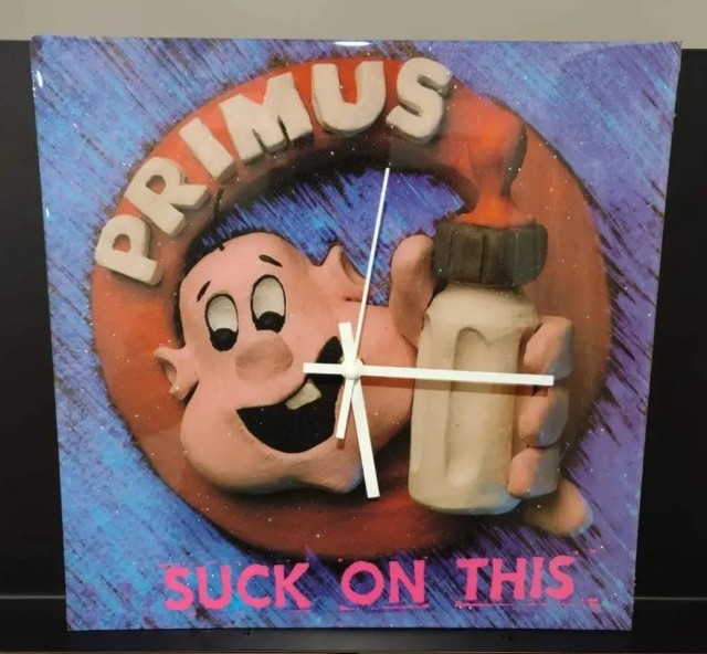 Vinyl Record Album Cover Clock-Primus Suck On This