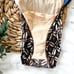 Vintage Malizia La Perla Royal Blue & Brown Strapless One-Piece Swimsuit, sz 42