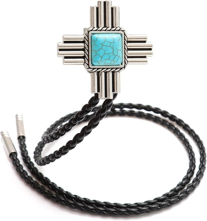 Vintage cowboy bolo tie