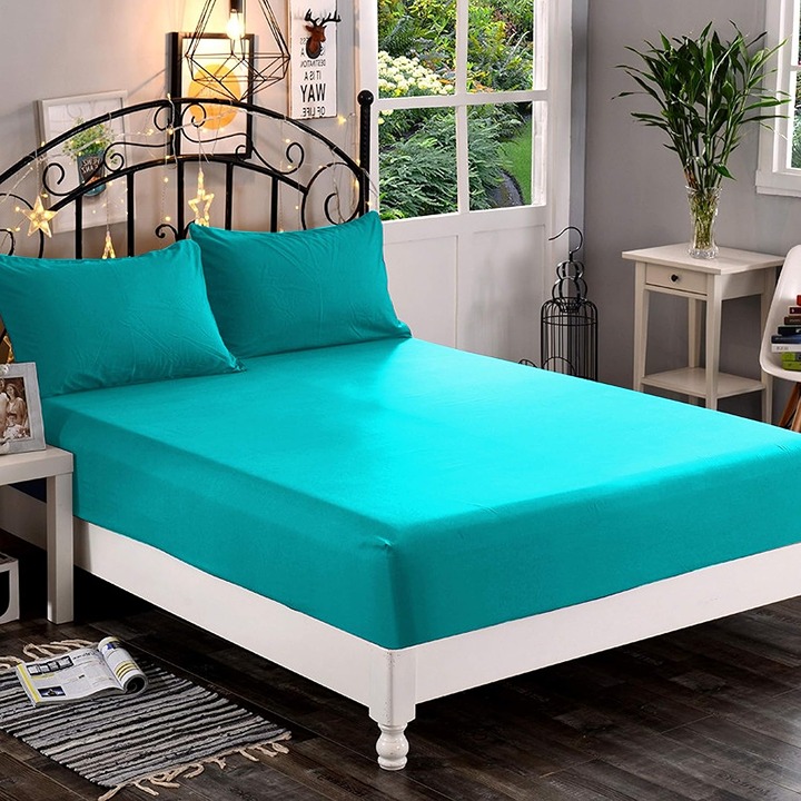 1-Piece Fitted Sheet Softest Quality Microfiber Deep Pocket up to 16 inch full