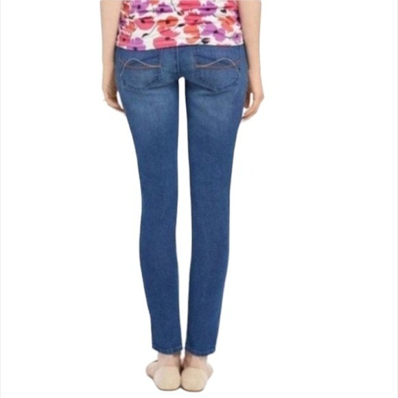 Oh Baby Motherhood Maternity Belly Band 5 pockets Stretch Skinny Jeans Sz S NWT