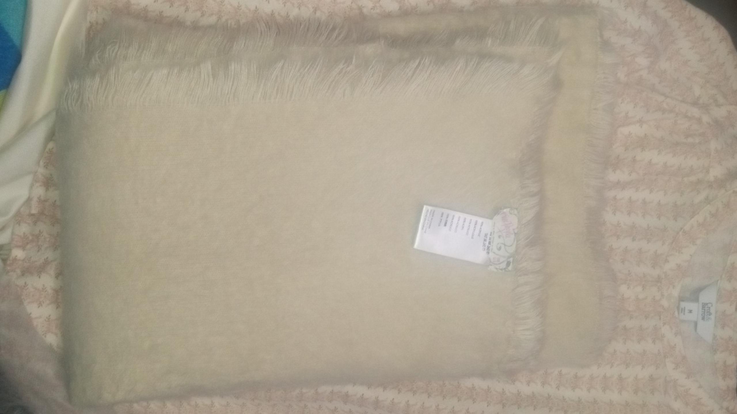 Oversize FREE PEOPLE super soft cream blanket/ shawl