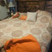 Multi-Colored King Size Quilt with 4 Matching Pillows