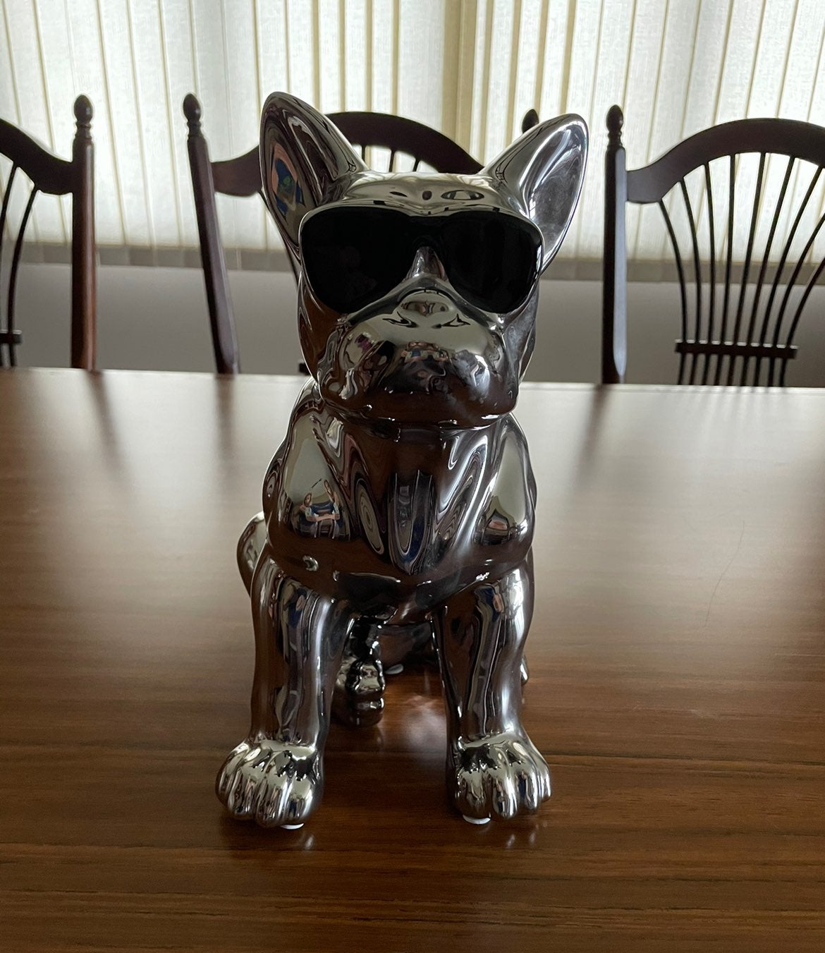 French bulldog statue