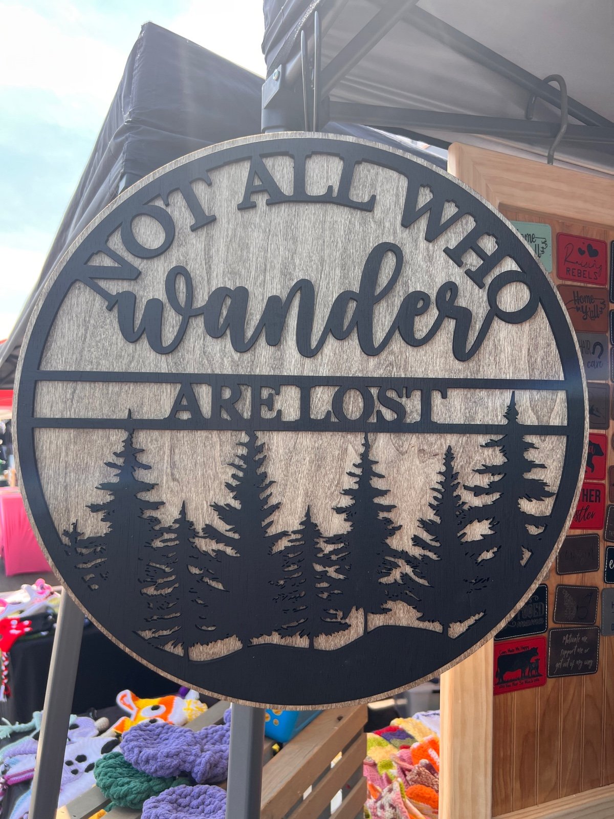 19.5” Handcrafted Wood Sign