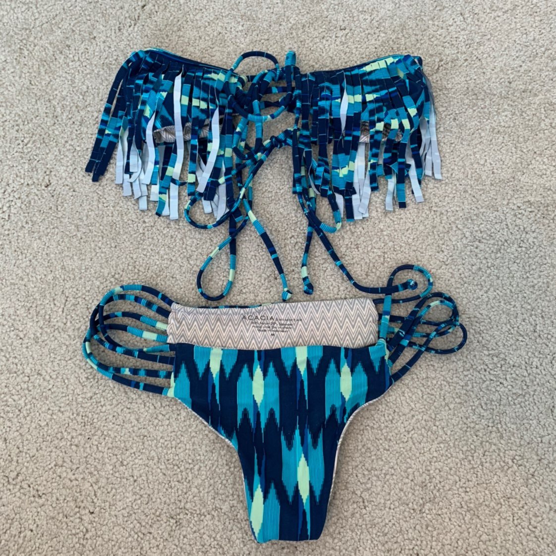 Acacia Swimwear Bikini Blue Cantik