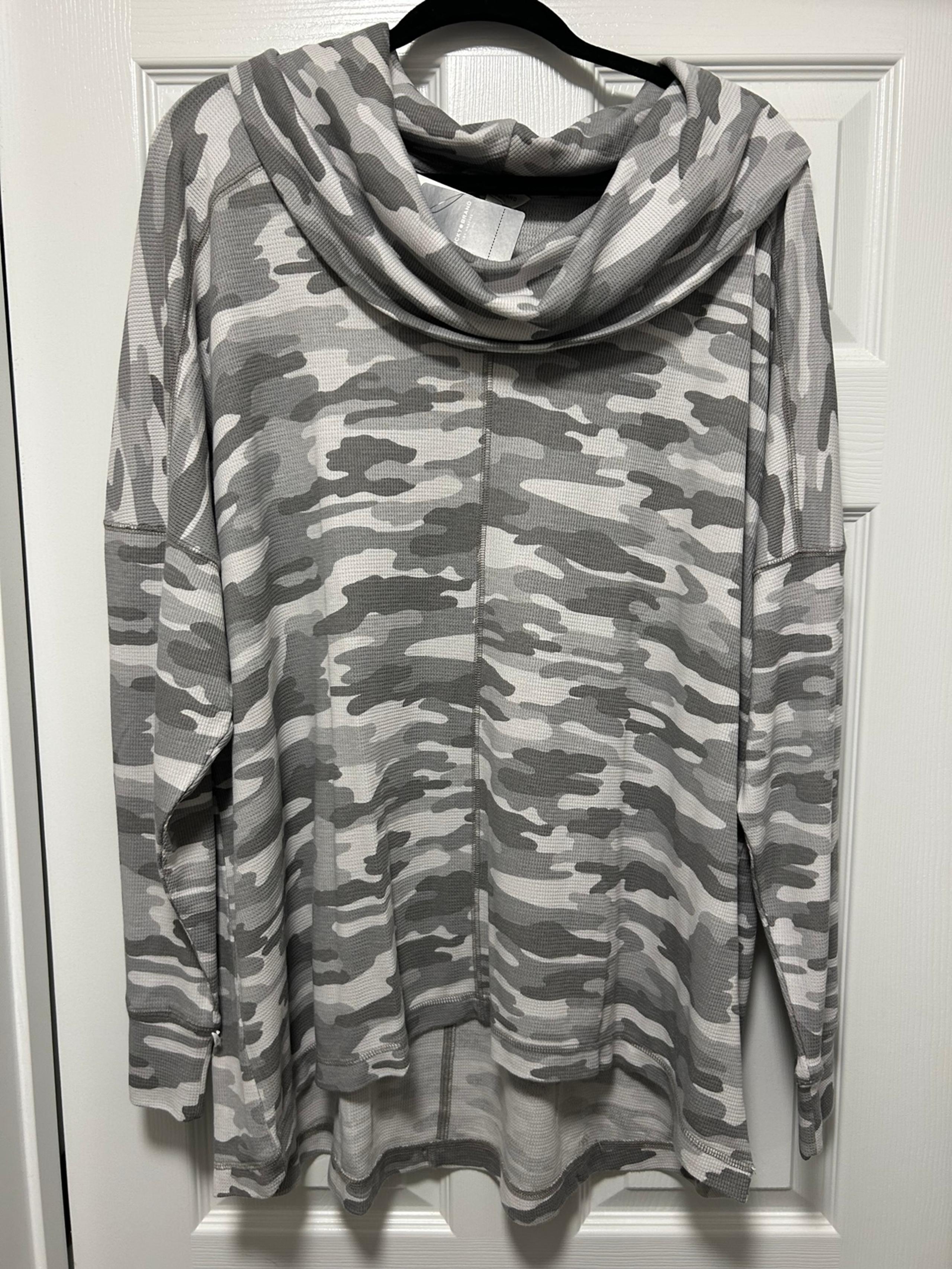 Lucky Brand Cowl Neck High-Low Top - Size 3X