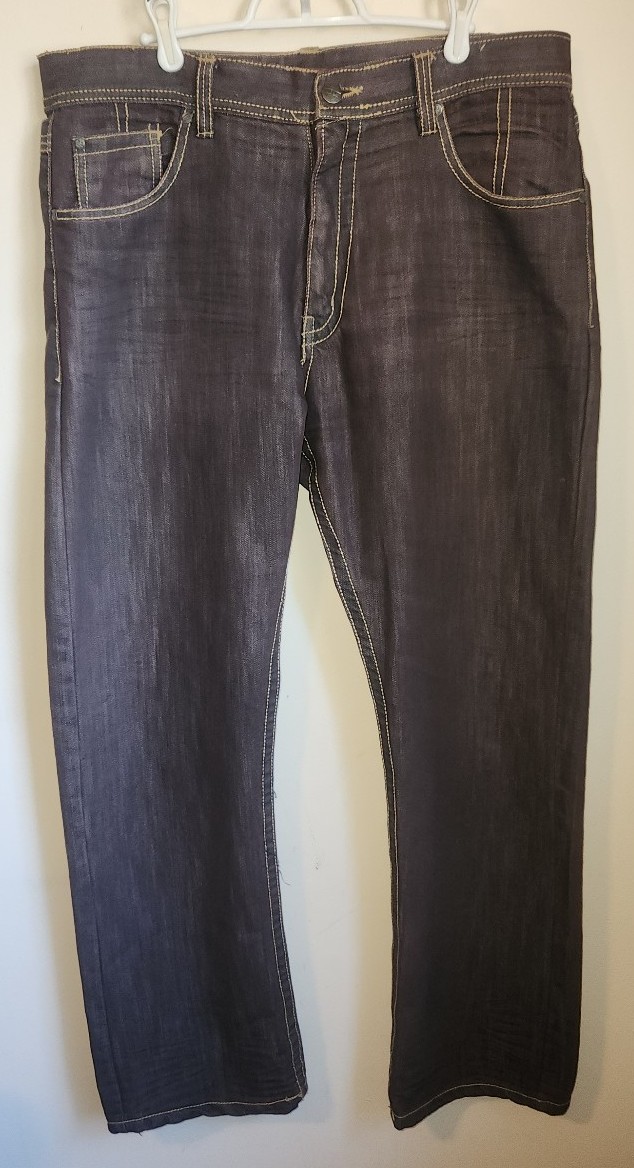Jordan Craig Dark Brown Jeans, Men's Size 36x34