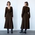 ZARA DRAPED PLAID DRESS BLACK / GREEN