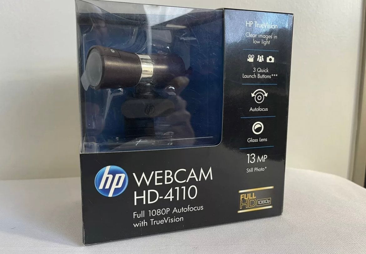 BRAND NEW HP Webcam HD-4110 Full 1080P Autofocus w/TrueVision PC Computer CAMERA