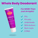 Lume Cream Deodorant Tube 3 OZ Full Size Peony Rose